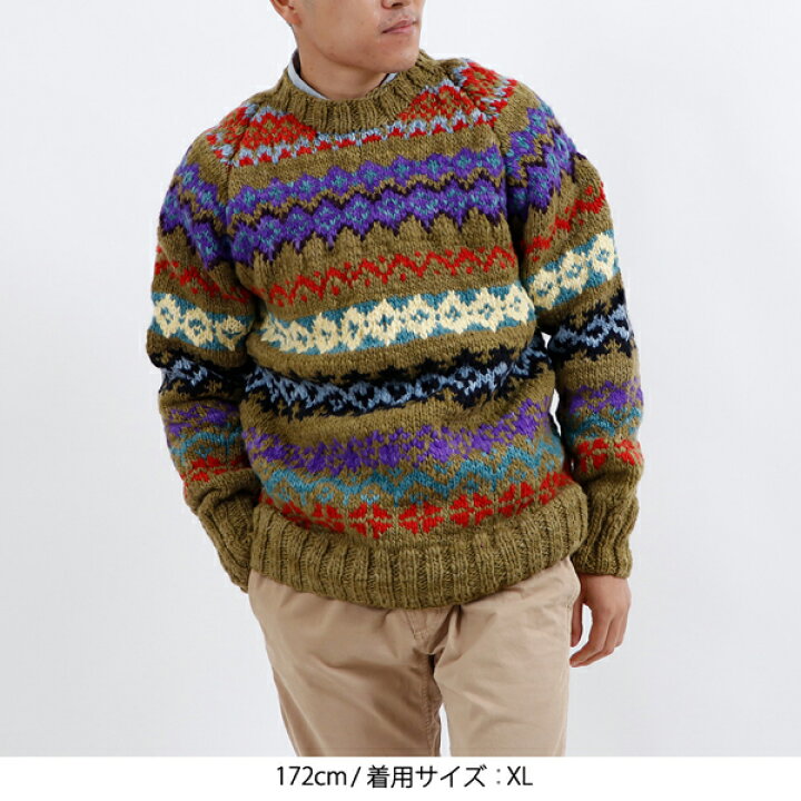 楽天市場】CHAMULA チャムラ FAIRISLE ＃8フェアアイル ＃8 ニット 