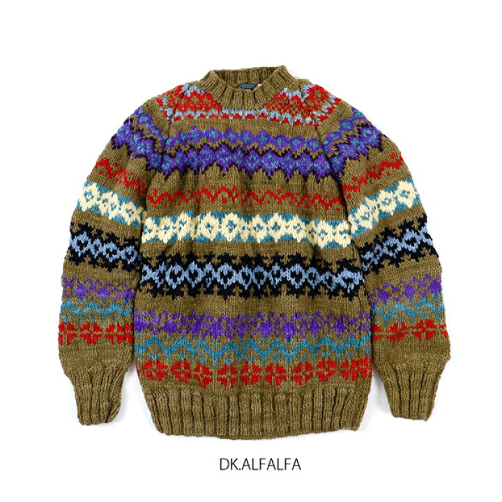 楽天市場】CHAMULA チャムラ FAIRISLE ＃8フェアアイル ＃8 ニット 
