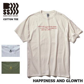 ★SALE50％OFF★BAMBOO SHOOTS SOUVENIR バンブーシュート スーベニア HAPPINESE AND GROWTH COTTON TEE 2202010 ユニセックス 【返品交換不可】【PTUP】
