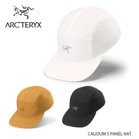 ARC'TERYX アークテリクス CALIDUM 5 PANEL HAT カリダム5パネルハット 24SS 06984 全2色 BLACK/ARCTIC SILK