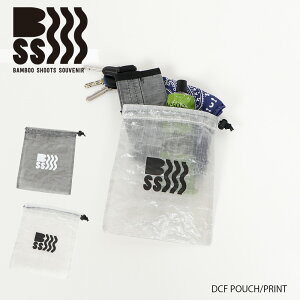 BAMBOO SHOOTS SOUVENIR ou[V[gX[xjA DCF POUCH/PRINT DCF |[`/vg WHITE/ BLACK 2401028yPTUPz