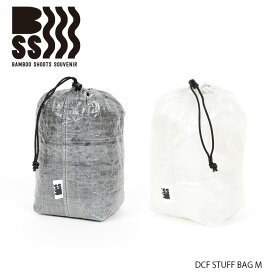 BAMBOO SHOOTS SOUVENIR バンブーシュートスーベニア DCF STUFF BAG M DCF スタッフバッグ M 24春夏 2401011 WHITE/BLACK Mサイズ【PTUP】