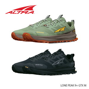 ALTRA �A���g�� LONE PEAK 9+ GTX M ���[���s�[�N9�{ �S�A�e�b�N�X �����Y 26�t�� 0A85UT BLACK/BLACK DUSTY OLIVE 26cm/26.5cm/27cm/27.5cm/28cm/28.5cm