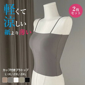 送料無料 2枚セット ブラトップ 夏用ブラ 接触冷感 夏ブラ 涼しい ブラジャー 春夏 軽量 吸汗 速乾 通気性 ひびきにくい ワイヤレス ノンワイヤーブラ 下着 ムレにくい ベタつきにくい ひんやり 軽い ブラ ナイトブラ 紙より薄い