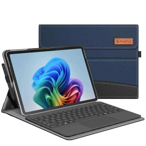 Fintie Microsoft Surface Pro 12 �P�[�X �J�o�[ 2025�N���f�� �^�u���b�g�P�[�X �S�ʕی� ���^ �X�^���h�@�\ �}���`���p PU ���U�[ �|�P�b�g�t�� �y���z���_�[�t�� ���[��