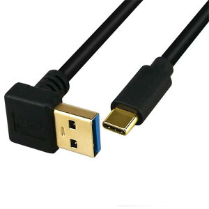 USB Type C 3.2 L��90�x�����ϊ�0.25m 0.5m 1m 1.5m USB-A�I�Xto USB-C�I�X.�}���[�d.�����f�[�^�]����56 K���W�����VMacBook/Nintendo Switch/Type-C���u�ɓK�p