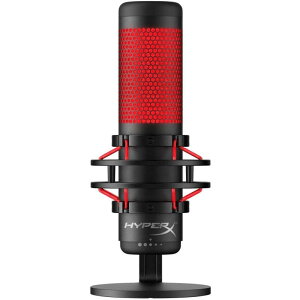 HyperX QuadCast �X�^���h�A�����}�C�N �X�g���[�}�[/�R���e���c�N���G�[�^�[/�Q�[�}�[����/PC,PS4�g�p�\ 2�N HX-MICQC-BK ���s�A���i [���s�A���i]