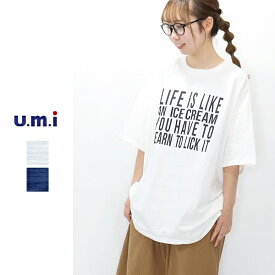 u.m.i (ユーエムアイ)ビッグロゴTシャツ