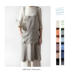 【ラスト1点　30％OFFセール】LINEN TALES（リネン テイルズ）Pinafore apron（ピナフォアエプロン）