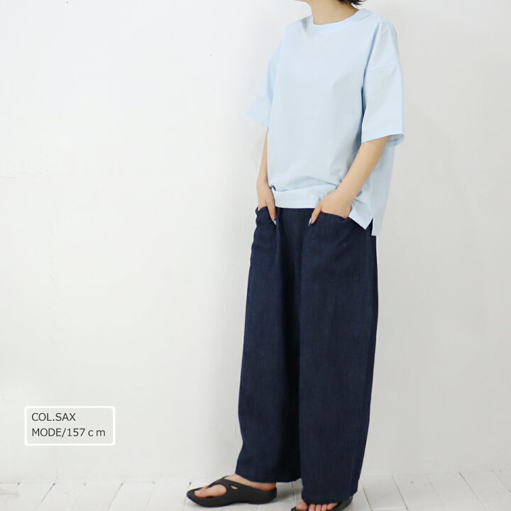 楽天市場】【残りわずか☆ 20％OFFセール】SETTO（セット）SATY 半袖T 【SETTO】SETO SHIRTサックス