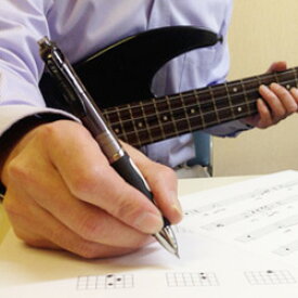 【指板くんB】ベースギター（ウクレレ）の指板ゴム印印面：15×25mmベース音のメモにダイアグラムのゴム印Bamboo 音楽スタンプ シリーズベース用の指板スタンプ