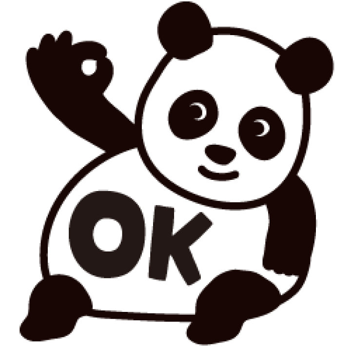 楽天市場】先生 スタンプ（コメントゴム印）OK（パンダ）印面サイズ