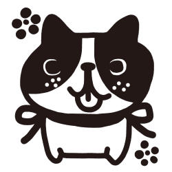 楽天市場 干支スタンプ 戌年 絵柄 10 ぶち犬年賀エコ ゴム印 ｍｍ ゴム印 スタンプ イラスト 犬 こだわりスタンプショップbamboo