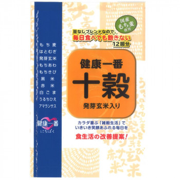 日本精麦 健康一番 十穀 (20g×12)×6　メーカ直送品　　代引き不可/同梱不可