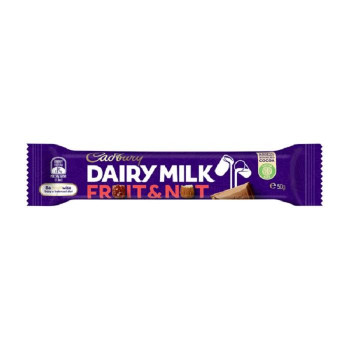 至高 キャドバリーのチョコレート 返品送料無料 Cadbury キャドバリー フルーツ ナッツ 50g × メーカ直送品 代引き不可 同梱不可 24個セット