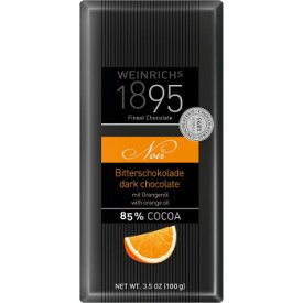 ワインリッヒ　ダークチョコレート　85％カカオ　ウィズ　オレンジ　100g　120セット　メーカ直送品　　代引き不可/同梱不可