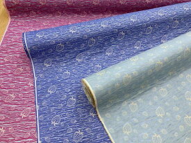 【送料無料】播州織 クラッシュ加工生地 1m単位販売 綿二重織ジャカード[撥水、UVカット加工]［イチゴ大柄］[3色] 巾108cm (TXCR2203-05-11) テキスタイル 日本製 生地 ジャカード 二重織 撥水 UVカット オリジナル 先染 限定 特殊