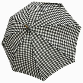 播州織 日傘［チェック ブラック］(2405CP08)【送料無料】 クラッシュ加工生地使用限定 手作り 日本 UV 紫外線 パラソル レディース 女性 婦人 おしゃれ オシャレ 高級 かわいい ブランド