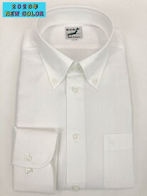 【送料無料】播州織 長袖 メンズシャツ(SHIRT-R5LS_RG-18)[白ドビー] 限定 素材 メンズ カジュアル ビジネス 男性 ブランド 先染 服 ファッション