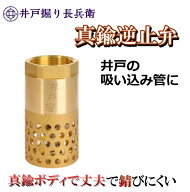25mm 1インチ 真鍮製 逆流逆止弁 丈夫な 真鍮ストレーナー付 フート弁 F チェックバルブ 井戸ポンプ用品 …