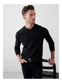 (M)BANANA REPUBLIC FACTORY STORE　　メリノウール Vネック セーター BANANA REPUBLIC FACTORY STORE バナナ・リパブリック ファクトリーストアー トップス ニット ブラック パープル ネイビー【送料無料】[Rakuten Fashion]