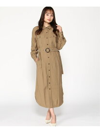 (W)BANANA REPUBLIC FACTORY STORE　　日本限定 ユーティリティシャツワンピース BANANA REPUBLIC FACTORY STORE バナナ・リパブリック ファクトリーストアー ワンピース・ドレス シャツワンピース カーキグリーン ブラック【送料無料】[Rakuten Fashion]