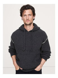 (M)メリノ コットン ニット パーカー BANANA REPUBLIC バナナ・リパブリック トップス ニット ホワイト グレー【送料無料】[Rakuten Fashion]