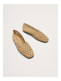 (W)ウーブン バレエ フラット BANANA REPUBLIC バナナ・リパブリック シューズ・靴 バレエシューズ ベージュ レッド【送料無料】[Rakuten Fashion]