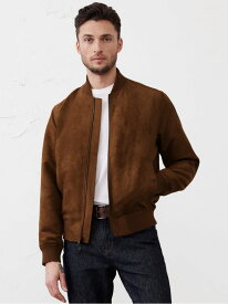 (M)BANANA REPUBLIC FACTORY STORE ヴィーガンスエード ボンバー ジャケット BANANA REPUBLIC FACTORY STORE バナナ・リパブリック ファクトリーストアー ジャケット・アウター ブルゾン・ジャンパー カーキグリーン ベージュ ブラウン グレー【送料無料】[Rakuten Fashion]