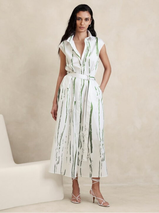 楽天市場】【SALE／49%OFF】(W)ポプリン シャツドレス BANANA REPUBLIC 