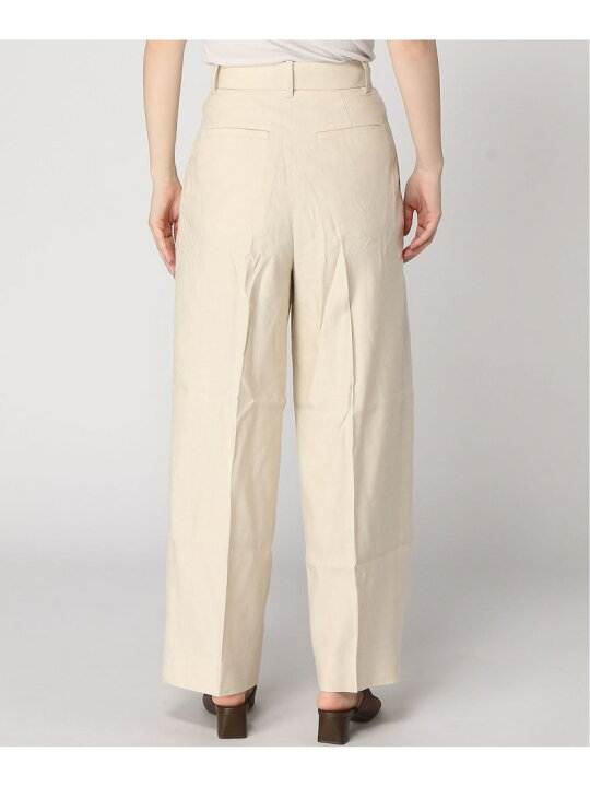 楽天市場】【SALE／66%OFF】(W)LENA ワイドレッグ リネンブレンド  