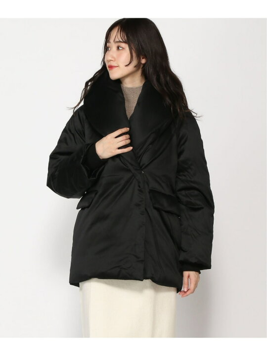 楽天市場】【SALE／48%OFF】(W)Lucila サテン パファーコート BANANA 