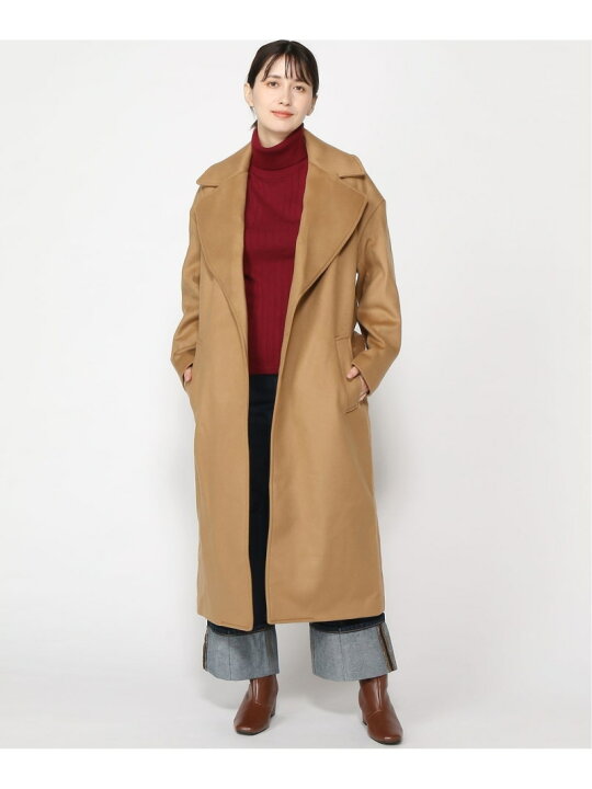 楽天市場】(W)Pura ウールカシミヤ ラップコート BANANA REPUBLIC 