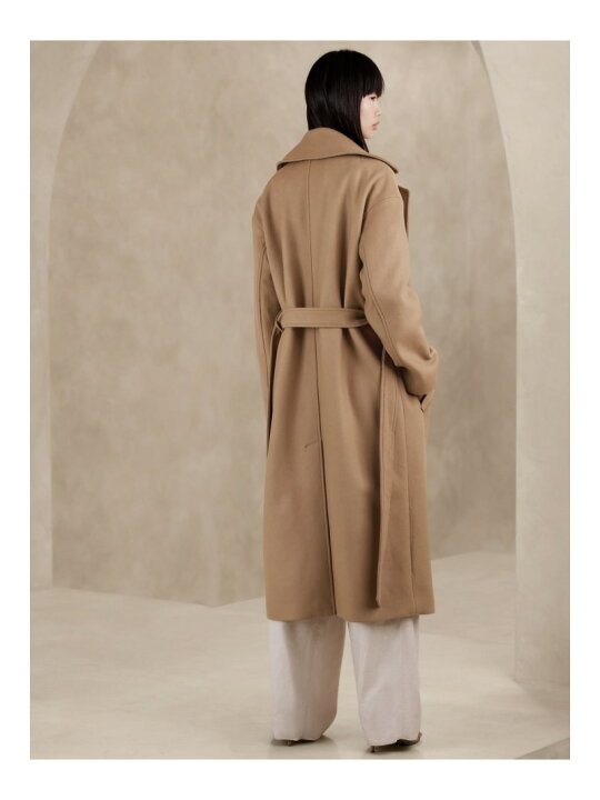 楽天市場】(W)Pura ウールカシミヤ ラップコート BANANA REPUBLIC 