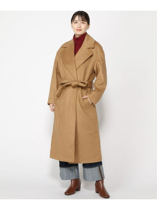 楽天市場】(W)Pura ウールカシミヤ ラップコート BANANA REPUBLIC 