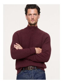 【SALE／30%OFF】(M)イタリアン メリノブレンド モックネック セーター BANANA REPUBLIC バナナ・リパブリック トップス ニット パープル ベージュ【RBA_E】【送料無料】[Rakuten Fashion]