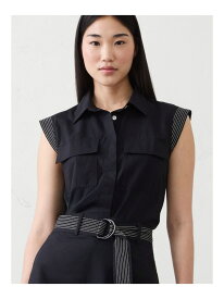 (W)BANANA REPUBLIC FACTORY STORE SL TRAP BANANA REPUBLIC FACTORY STORE バナナ・リパブリック ファクトリーストアー トップス シャツ・ブラウス ブラック【送料無料】[Rakuten Fashion]