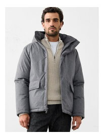 (M)BANANA REPUBLIC FACTORY STORE　　フーデッドパファー BANANA REPUBLIC FACTORY STORE バナナ・リパブリック ファクトリーストアー ジャケット・アウター ダウンジャケット・ダウンベスト カーキグリーン グレー【送料無料】[Rakuten Fashion]