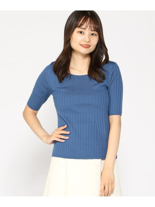 楽天市場】【SALE／71%OFF】(W)リブ メリノ スクープネック セーター 