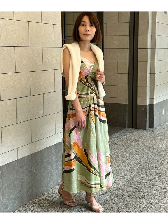 楽天市場】【SALE／78%OFF】(W)Manon リネンブレンド マキシドレス 