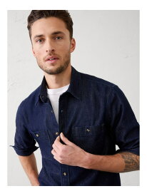 (M)BANANA REPUBLIC FACTORY STORE　　スタンダードフィット ヴィンテージ デニムシャツ BANANA REPUBLIC FACTORY STORE バナナ・リパブリック ファクトリーストアー トップス シャツ・ブラウス ネイビー【送料無料】[Rakuten Fashion]