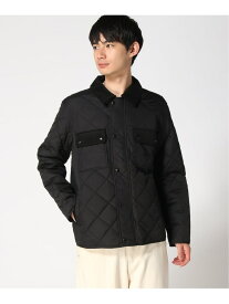 (M)CORD COLLAR QUILTED JACKET BANANA REPUBLIC FACTORY STORE バナナ・リパブリック ファクトリーストアー ジャケット・アウター ブルゾン・ジャンパー ブラック カーキグリーン【送料無料】[Rakuten Fashion]