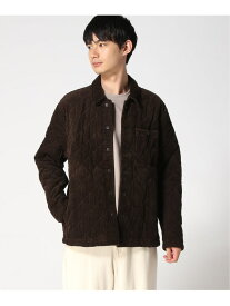 (M)CORDUROY QUILTED SHIRT JACKET BANANA REPUBLIC FACTORY STORE バナナ・リパブリック ファクトリーストアー ジャケット・アウター カバーオール・ワークジャケット ブラウン【送料無料】[Rakuten Fashion]