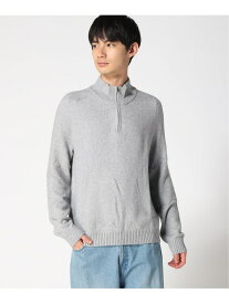 (M)COZY QUARTER ZIP BANANA REPUBLIC FACTORY STORE バナナ・リパブリック ファクトリーストアー トップス ニット ブラウン グレー【送料無料】[Rakuten Fashion]