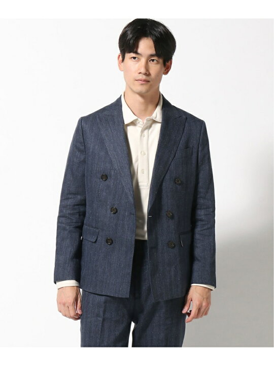 楽天市場】【SALE／68%OFF】(M)Clark ウールリネン スーツジャケット 