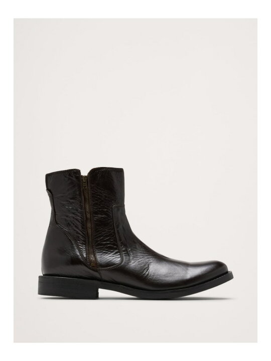 楽天市場】(M)レザー ダブルジップ ブーツ BANANA REPUBLIC バナナ・リ 