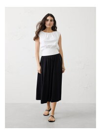 【SALE／63%OFF】(W)ブラウジングウエスト ニットミディワンピース BANANA REPUBLIC FACTORY STORE バナナ・リパブリック ファクトリーストアー ワンピース・ドレス ワンピース ブラック ネイビー【RBA_E】【送料無料】[Rakuten Fashion]