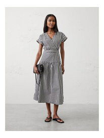【SALE／68%OFF】(W)ポプリン ミディワンピース BANANA REPUBLIC FACTORY STORE バナナ・リパブリック ファクトリーストアー ワンピース・ドレス ワンピース ブラック【RBA_E】【送料無料】[Rakuten Fashion]
