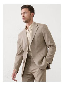 (M)BANANA REPUBLIC FACTORY STORE　　テーラードフィット ハウンドトゥース スーツジャケット BANANA REPUBLIC FACTORY STORE バナナ・リパブリック ファクトリーストアー ジャケット・アウター テーラードジャケット・ブレザー ベージュ【送料無料】[Rakuten Fashion]