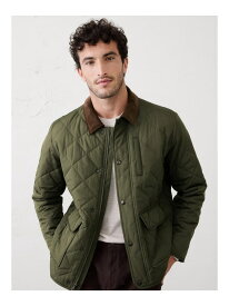 (M)BANANA REPUBLIC FACTORY STORE　　ダイヤモンドキルティングジャケット BANANA REPUBLIC FACTORY STORE バナナ・リパブリック ファクトリーストアー ジャケット・アウター その他のジャケット・アウター グリーン ブラック【送料無料】[Rakuten Fashion]